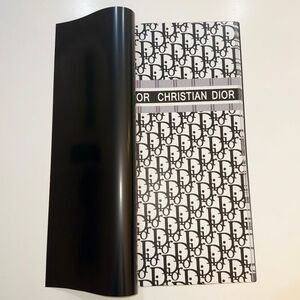 Black & White Luxury Dior Wrapping Paper